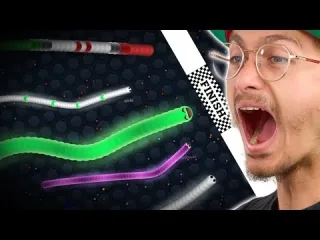Das KRASSESTE KOPF-AN-KOPF-RENNEN in Slither.io