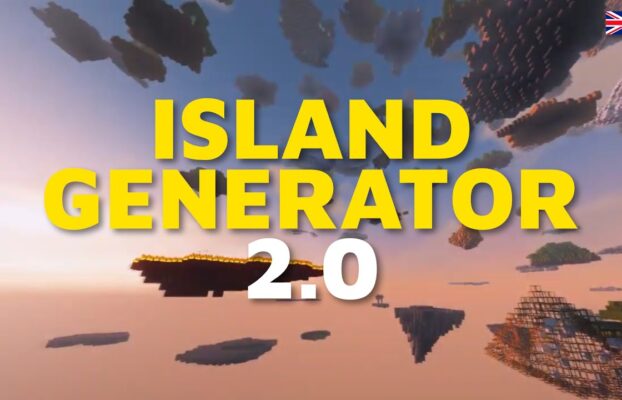 GENERATE CUSTOM ISLANDS in MINECRAFT – Island Generator 2.0 – Minecraft Plugin Review (EN)