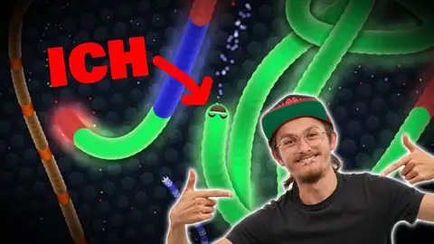 Ich war noch nie SOOO GROSS in Slither.io 😱